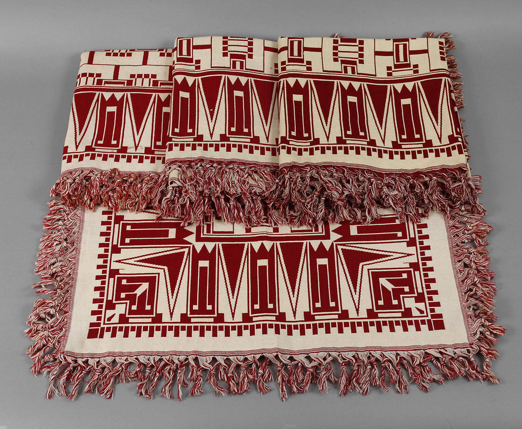 Zierdecken-Garnitur Jugendstil