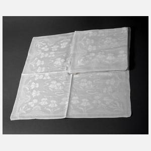 Zwölf Servietten Jugendstil