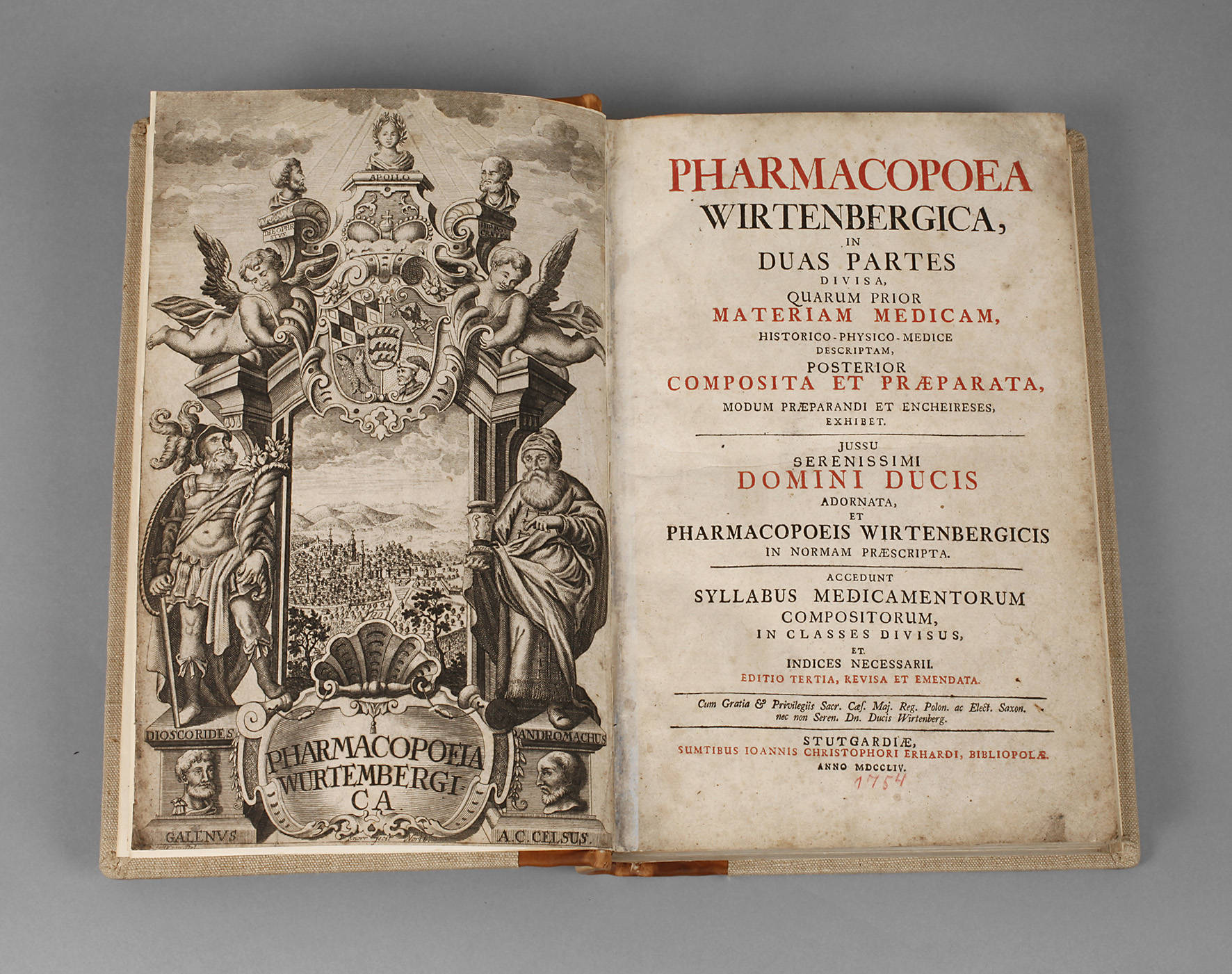 Württembergische Pharmacopöe 1754