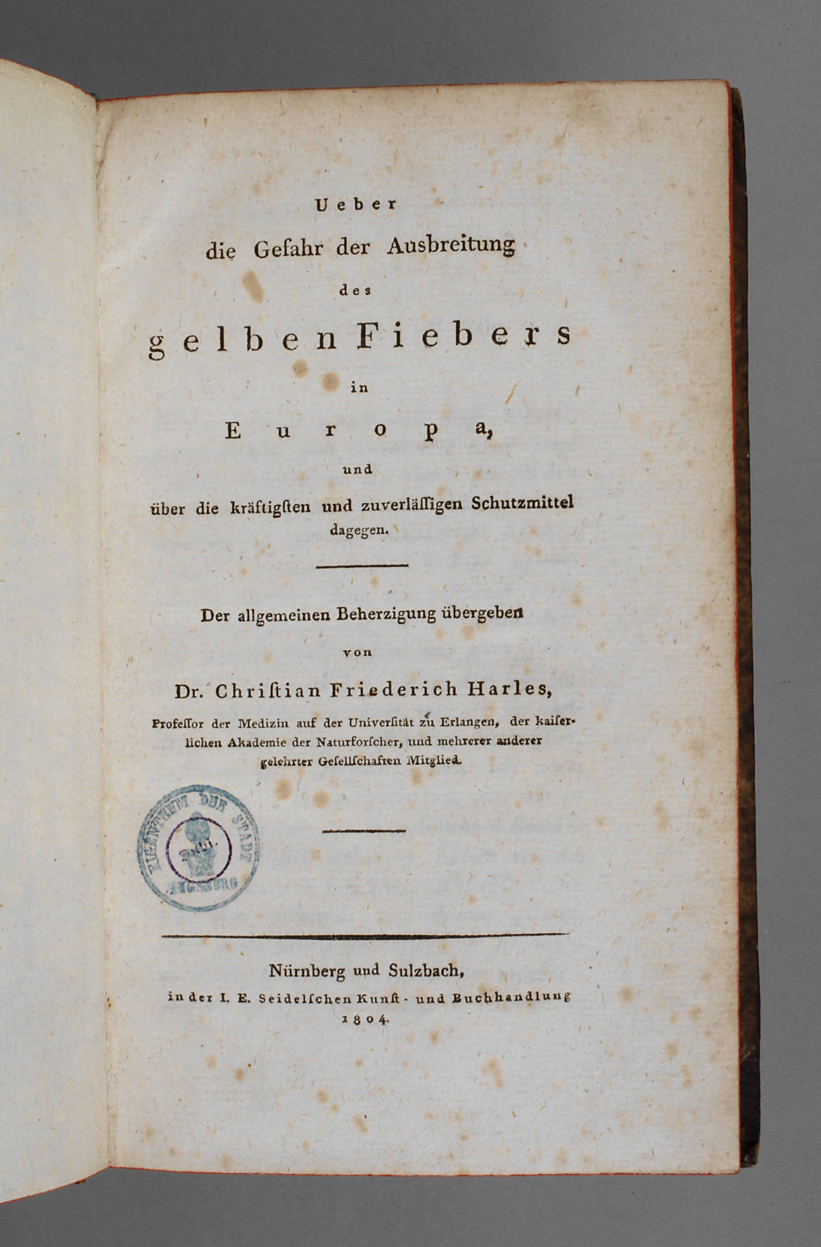 Harles Medizinschrift 1804