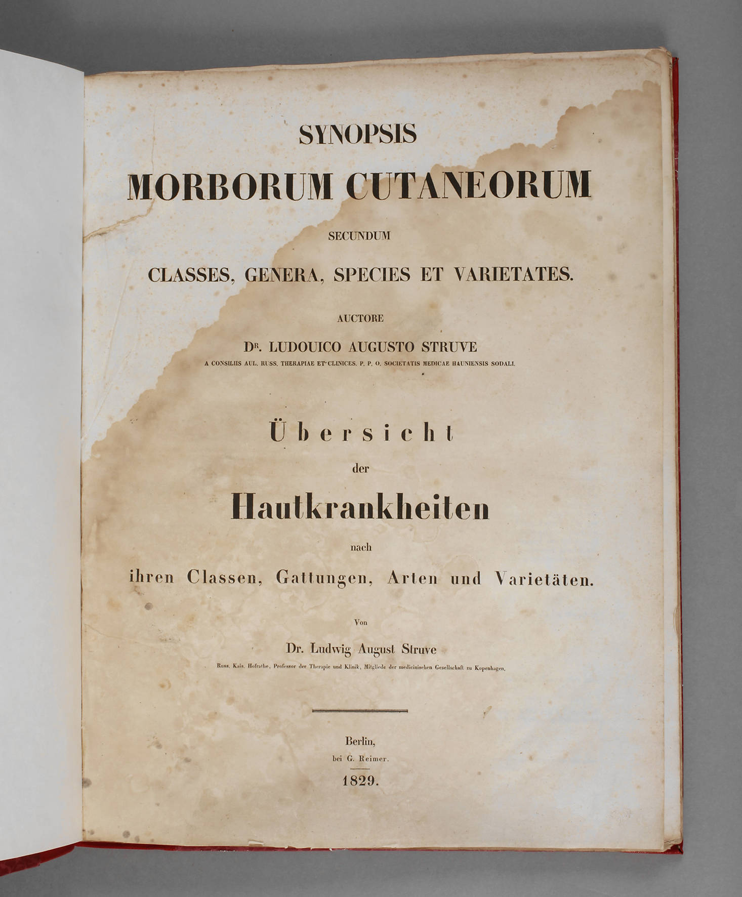 Struves Atlas der Hautkrankheiten 1829