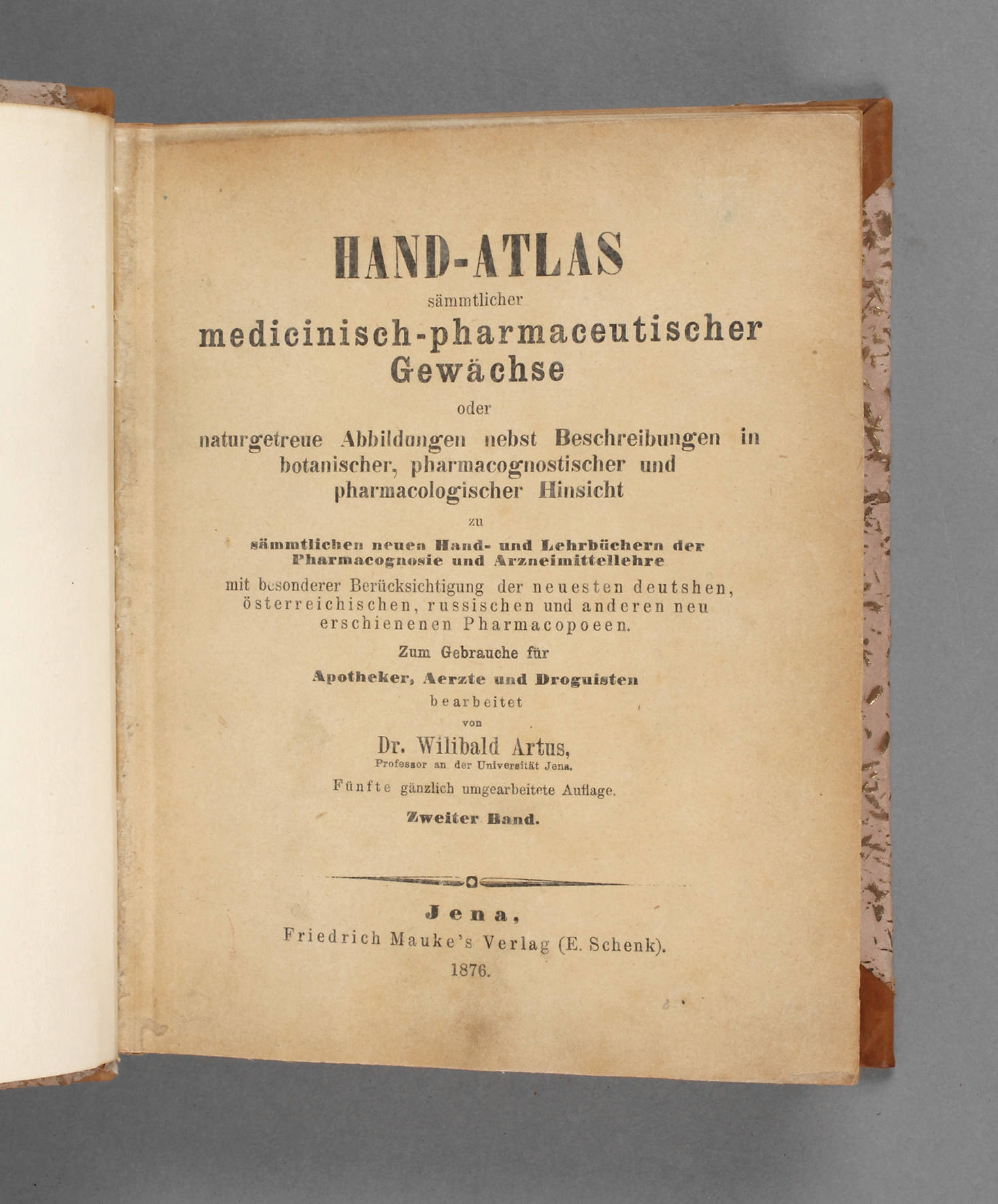 Arthus´ Handatlas der Heilpflanzen 1876