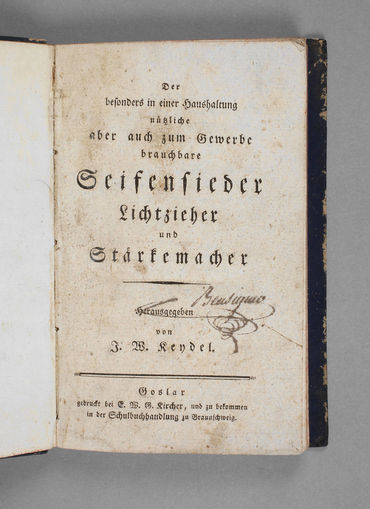 Keydels Handwerkbuch Seifensieder 1789