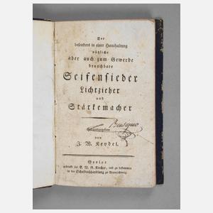 Keydels Handwerkbuch Seifensieder 1789