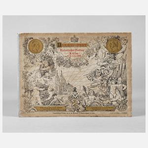 Leporello Dombau-Fest 1880