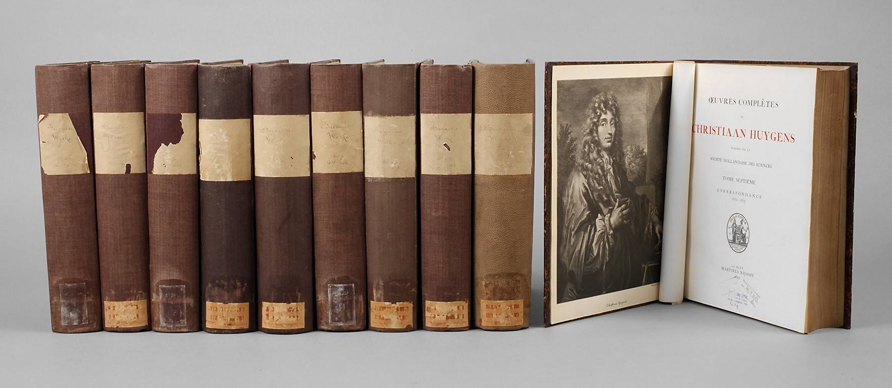 Französische Gesamtausgabe Christiaan Huygens