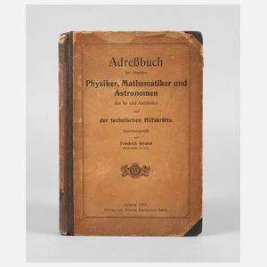 Adreßbuch der Physiker, Mathematiker
