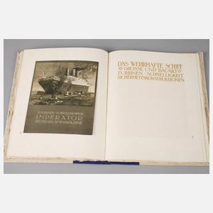 Luxus-Informationsbroschur der HAPAG