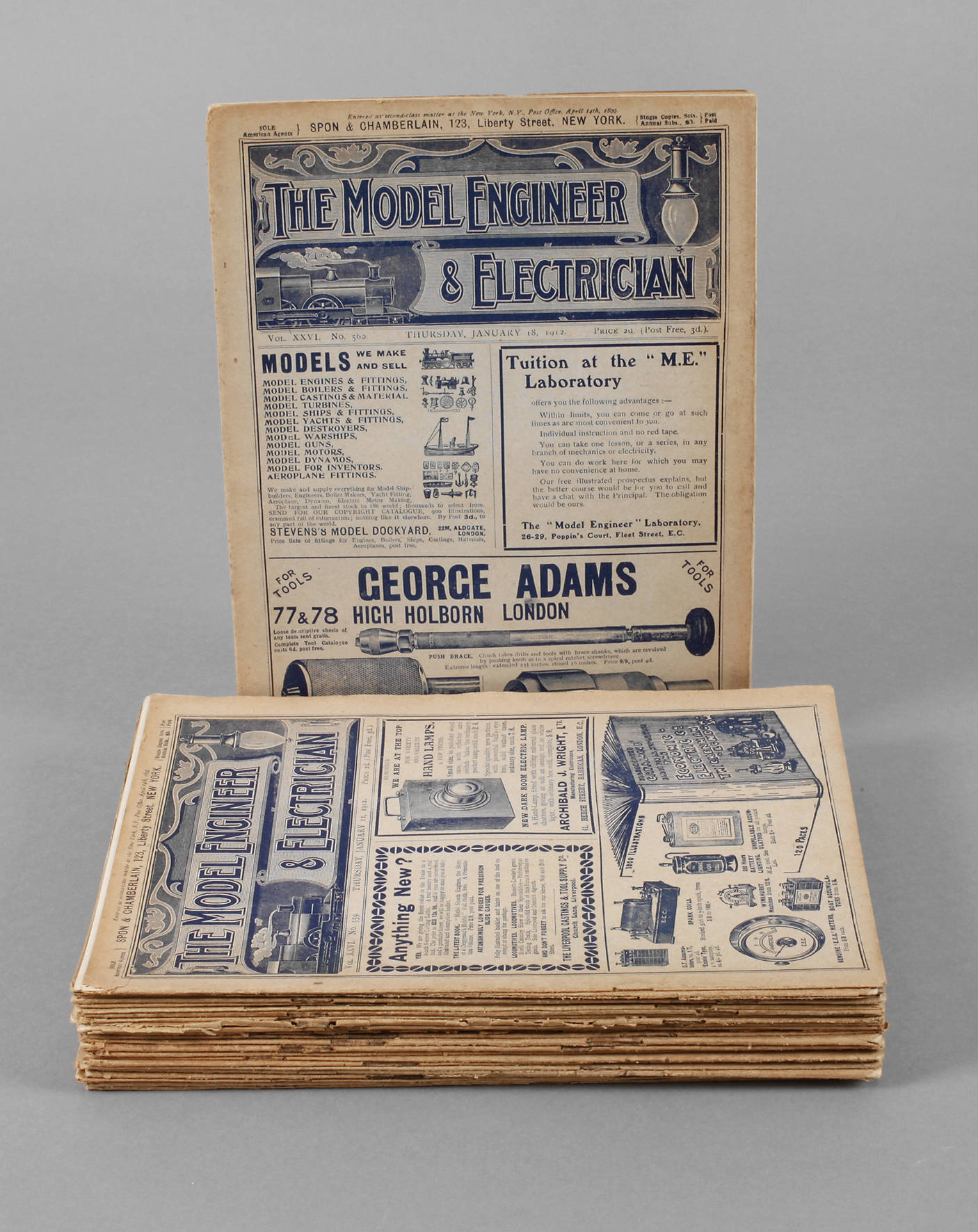 Amerikanische Zeitschrift Modell-Ingenieur 1912
