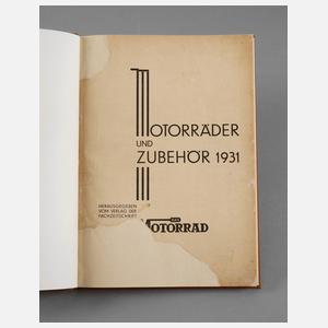 Motorräder und Zubehör 1931