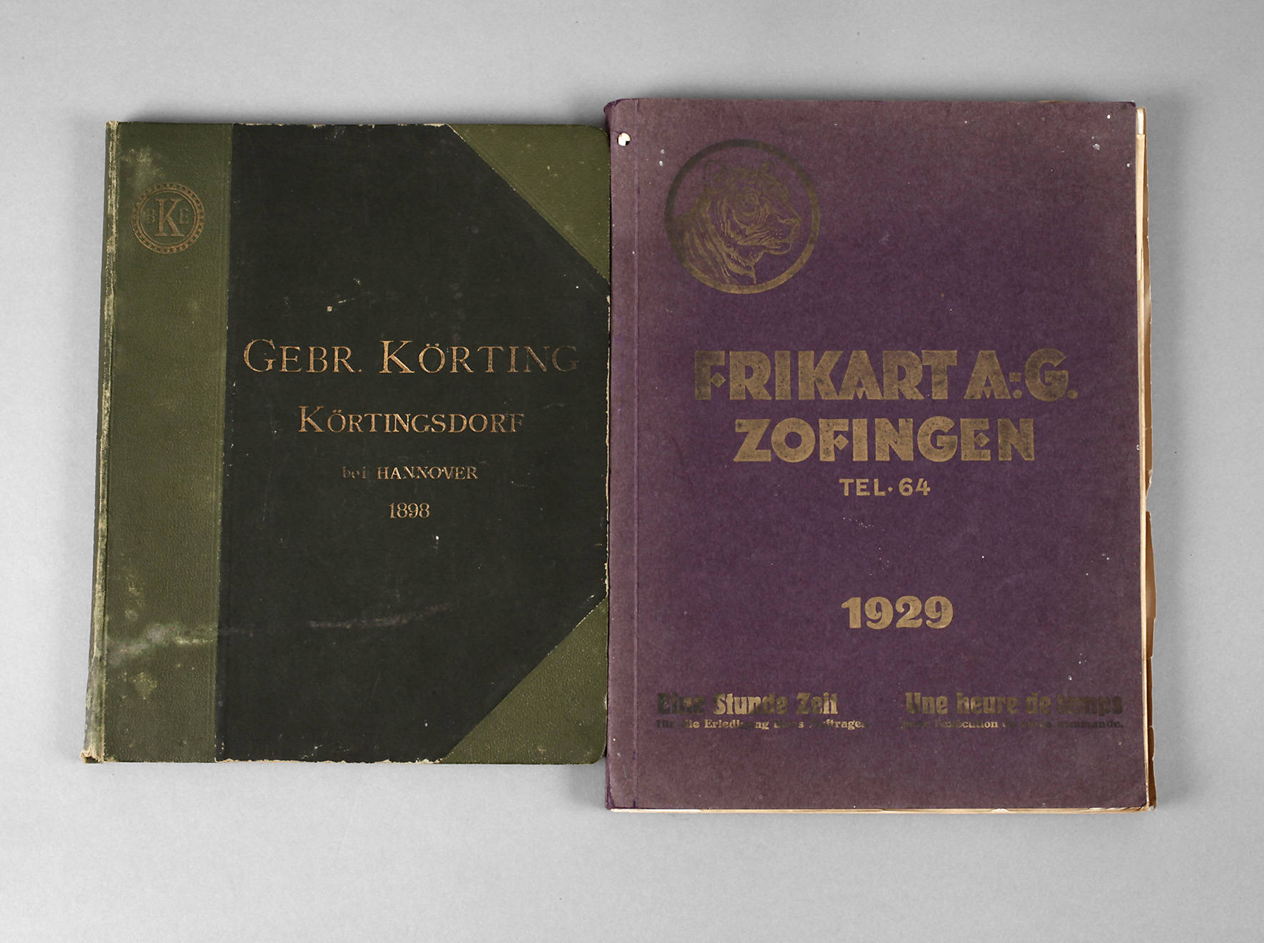 Zwei Firmenkataloge Stahlhandel