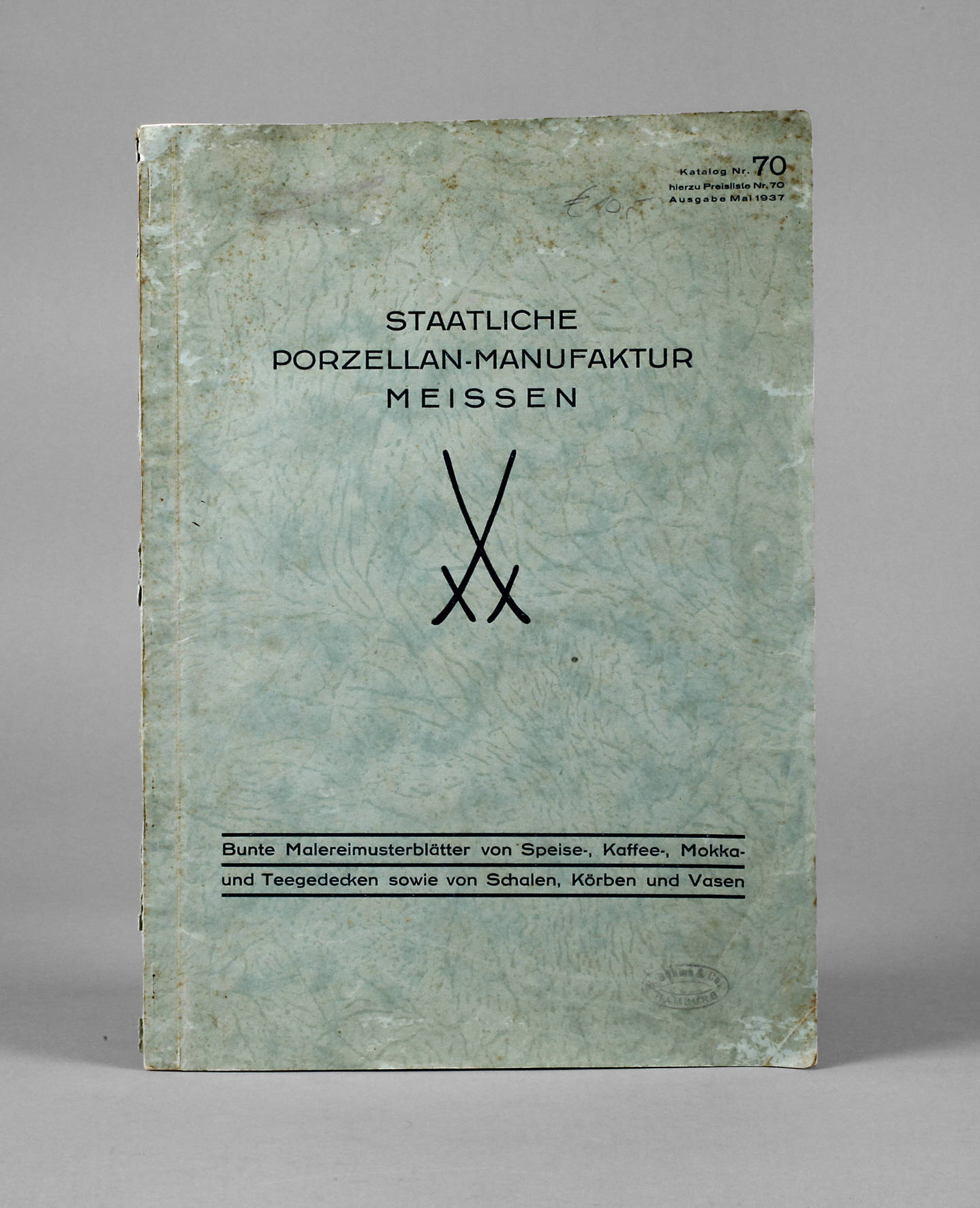 Porzellankatalog Meissen