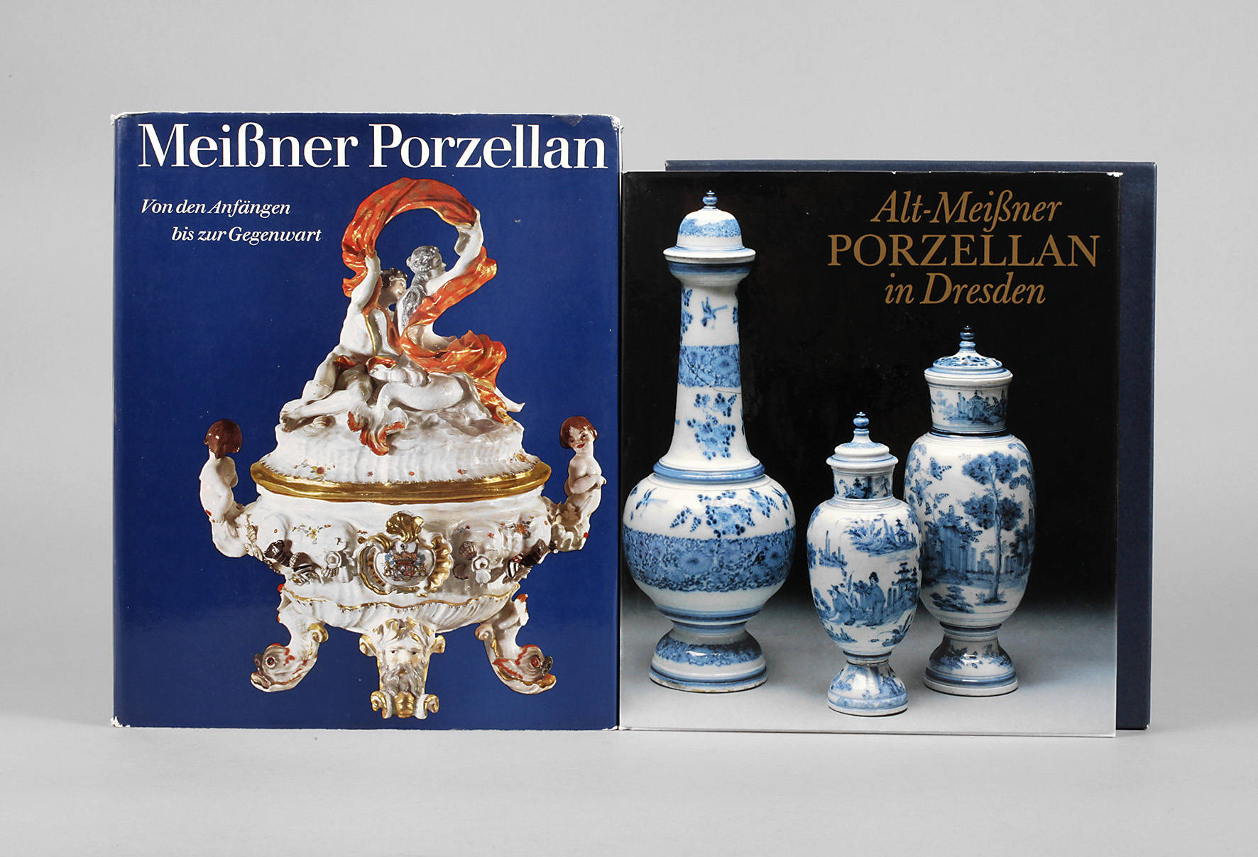 Zwei Fachbücher Meissener Porzellan