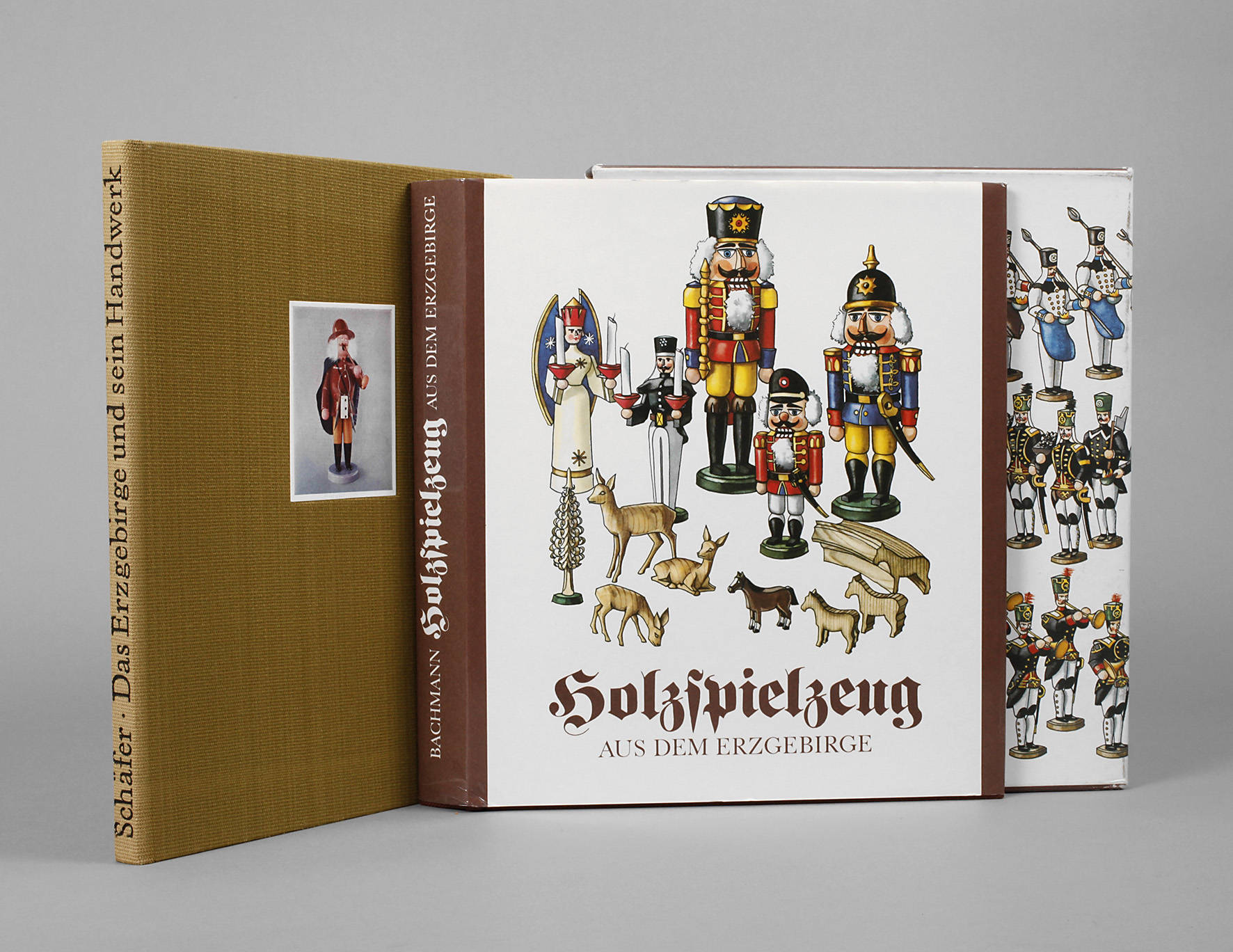 Zwei Fachbücher Erzgebirgische Volkskunst