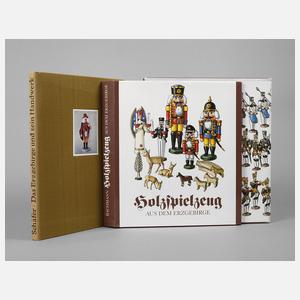 Zwei Fachbücher Erzgebirgische Volkskunst