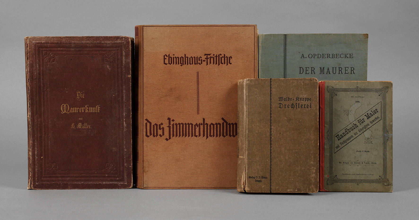 Konvolut Fachbücher Handwerk