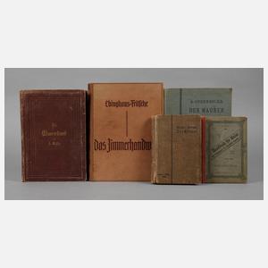 Konvolut Fachbücher Handwerk