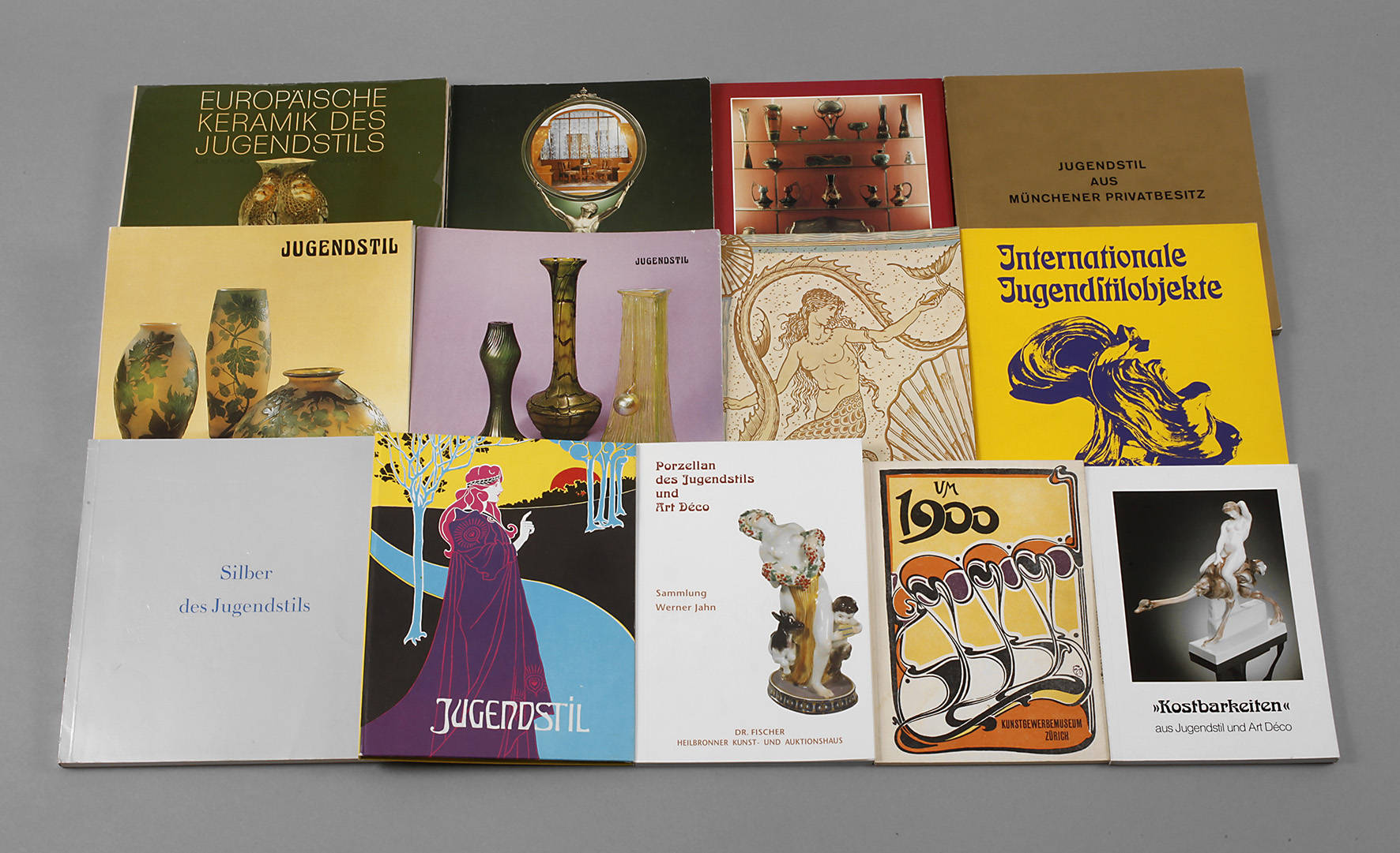 Konvolut Ausstellungskataloge Jugendstil