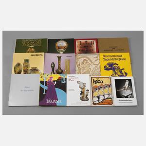 Konvolut Ausstellungskataloge Jugendstil