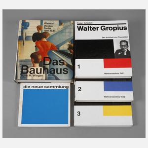 Konvolut Fachbücher Bauhaus