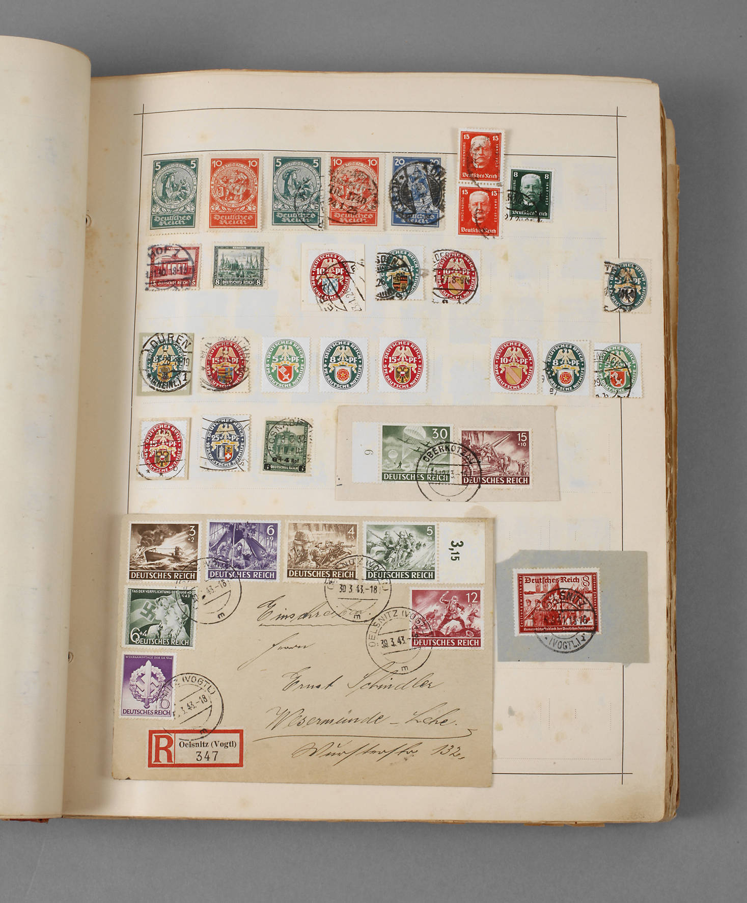 Briefmarkensammlung Europa 1870–1930