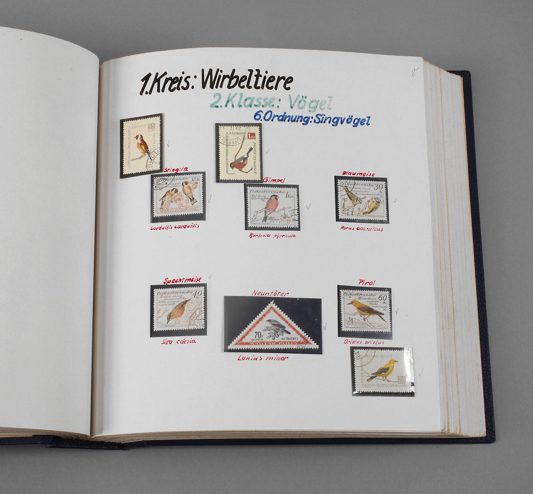 Briefmarkenalbum Tier- und Pflanzenmotive