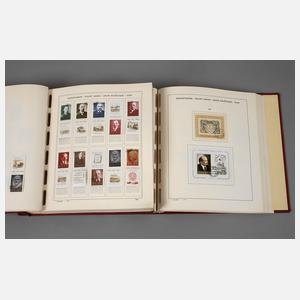 Zwei Briefmarkenalben Sowjetunion