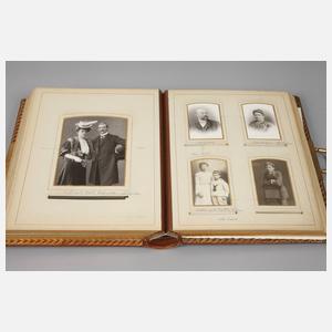 Zwei Fotoalben um 1900