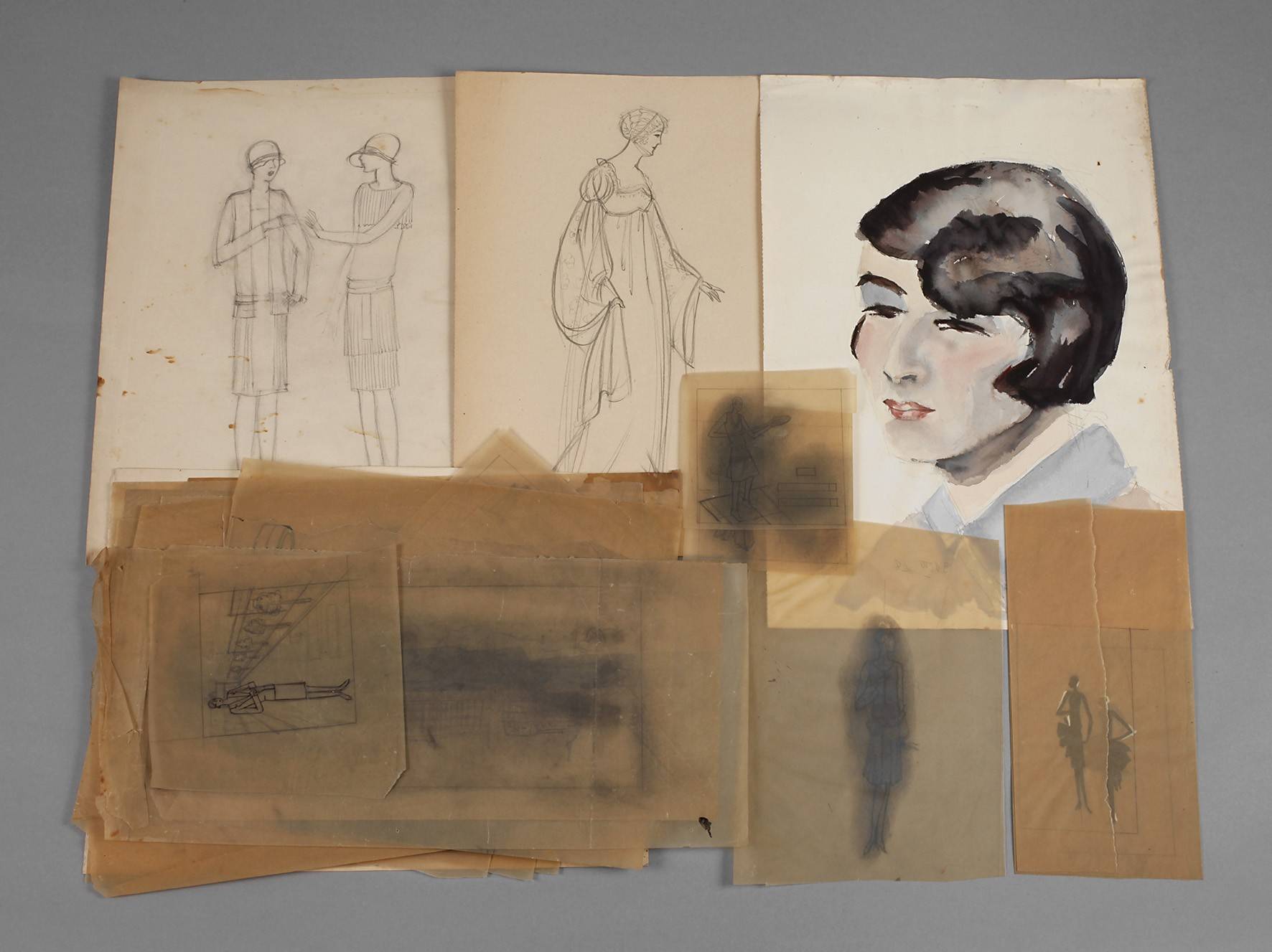 Illustrationsentwürfe Art déco