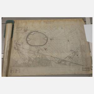 Architektenpläne Flughafen München-Riem