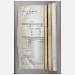 Architektenpläne Flughafen München-Riem