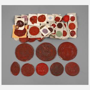 Großes Konvolut Siegel