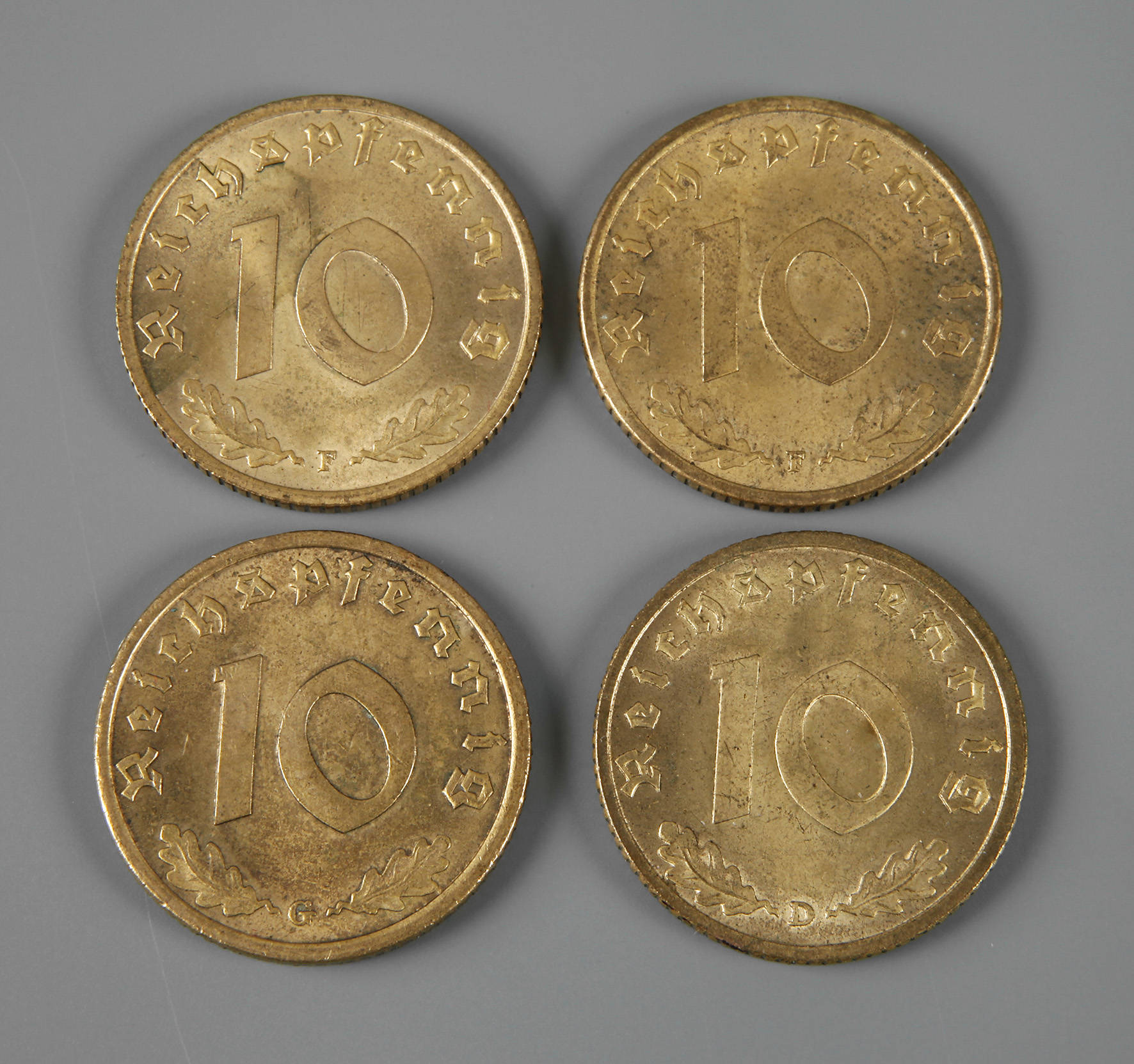 Konvolut 10 Pfennige