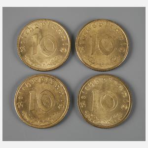 Konvolut 10 Pfennige