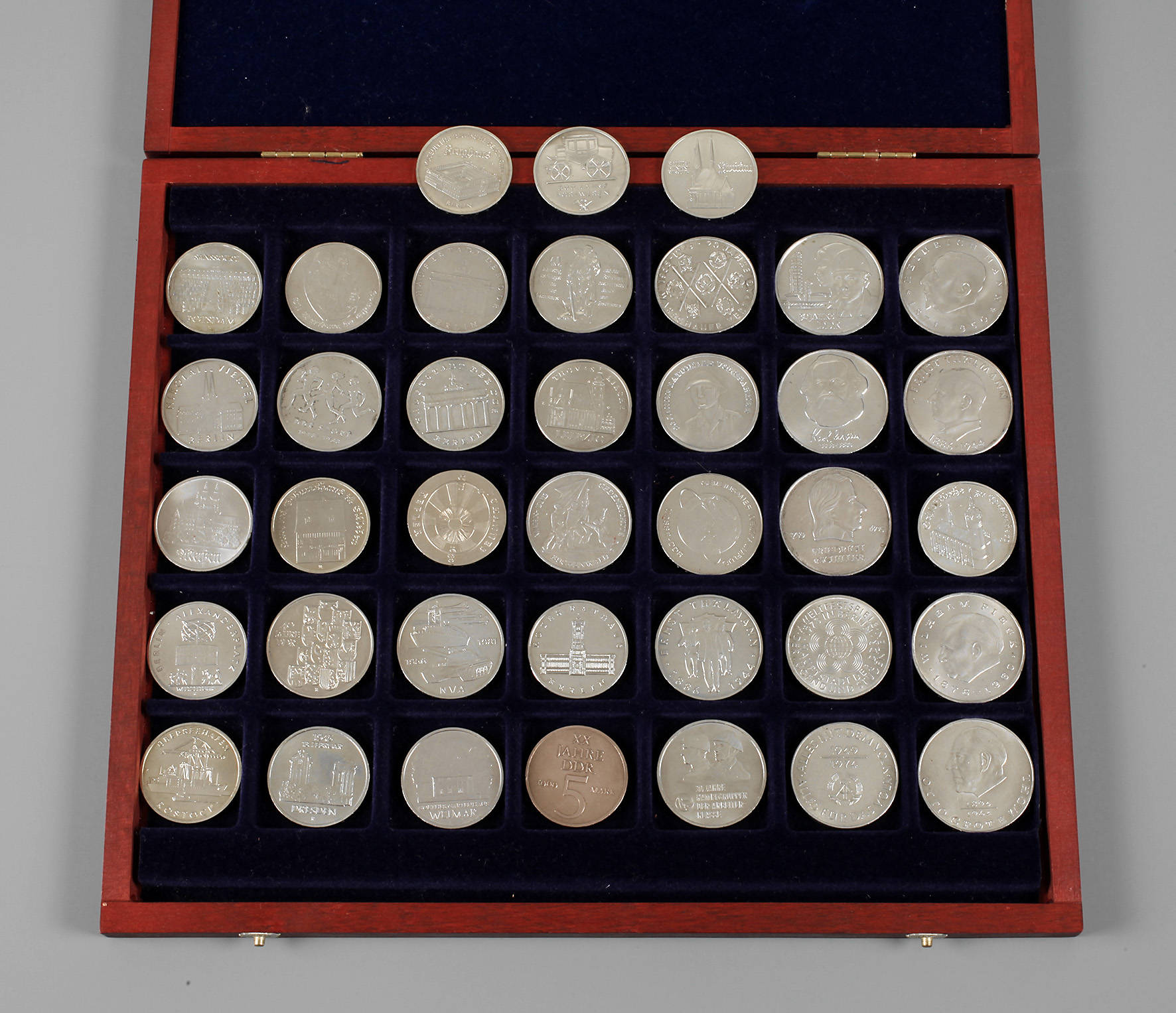Konvolut DDR-Gedenkmünzen