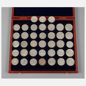 Konvolut DDR-Gedenkmünzen