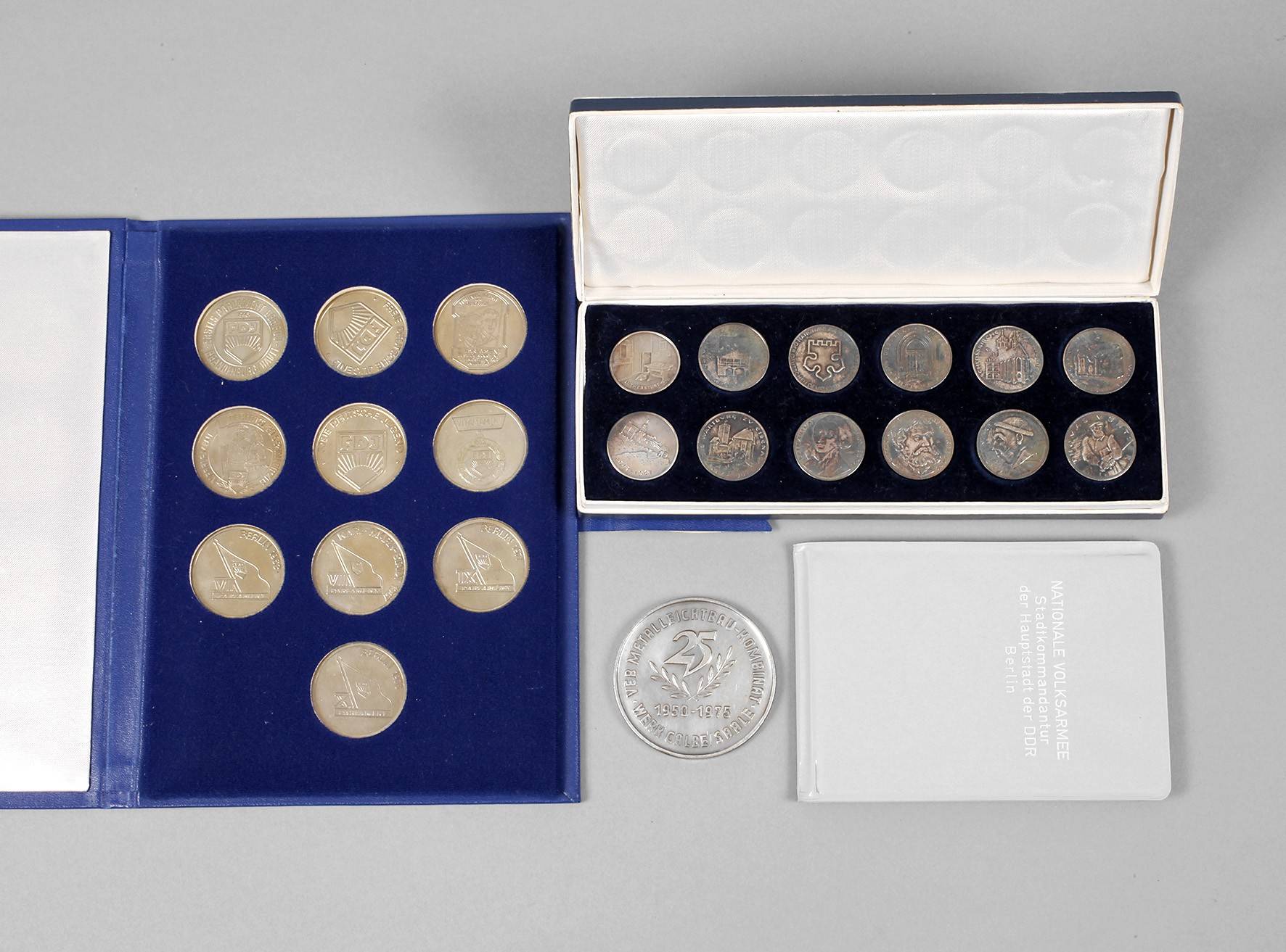 Silber-Medaillen DDR 450 Jahre Reformation/900 Jahre Wartburg