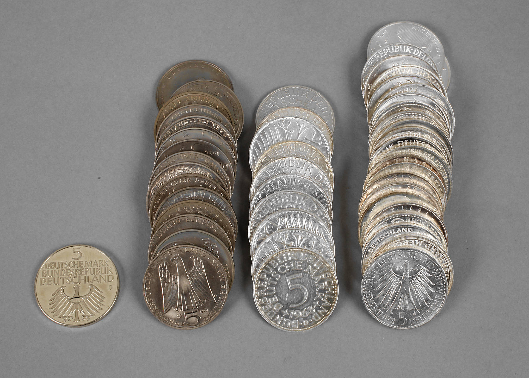 Konvolut DM-Gedenkmünzen