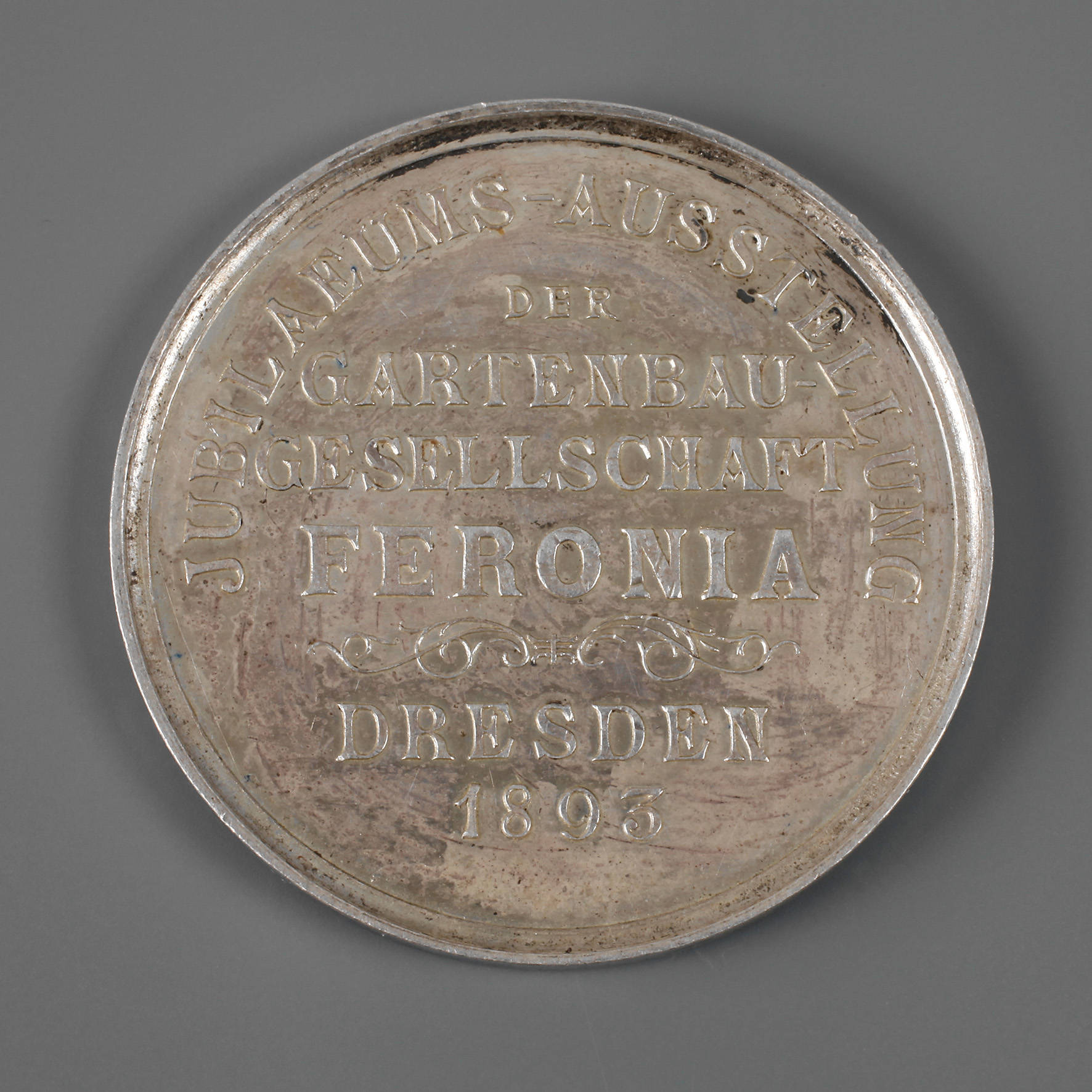 Medaille Gartenbaugesellschaft Feronia Dresden