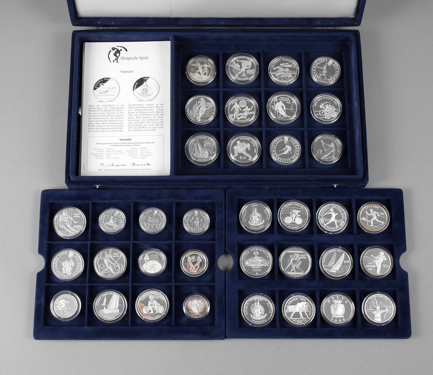 Silbermünzen Olympische Spiele