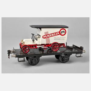 Märklin Transportwagen mit Oldtimer