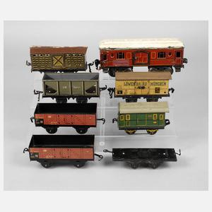 Konvolut Güterwagen