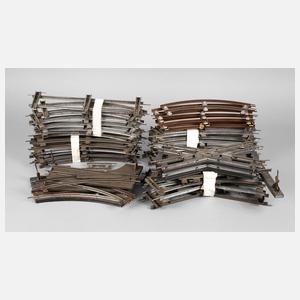 Konvolut Eisenbahnschienen Spur 0/1