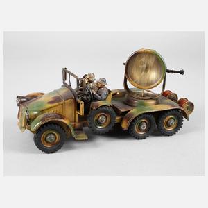 Hausser Krupp Lastwagen mit Suchscheinwerfer