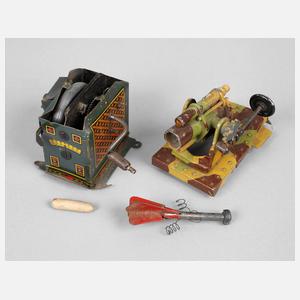 Konvolut Blechspielzeug für Bastler