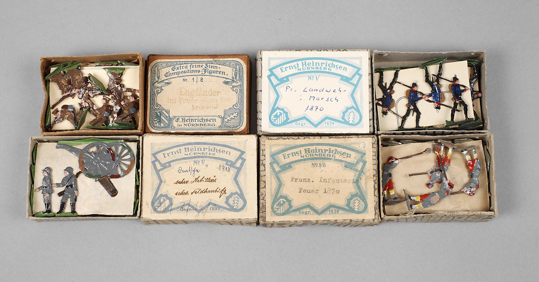 Heinrichsen Konvolut Zinnfiguren