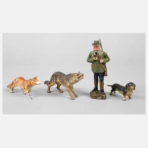 Lineol Konvolut Waldfiguren