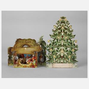 Zwei Weihnachtsaufsteller