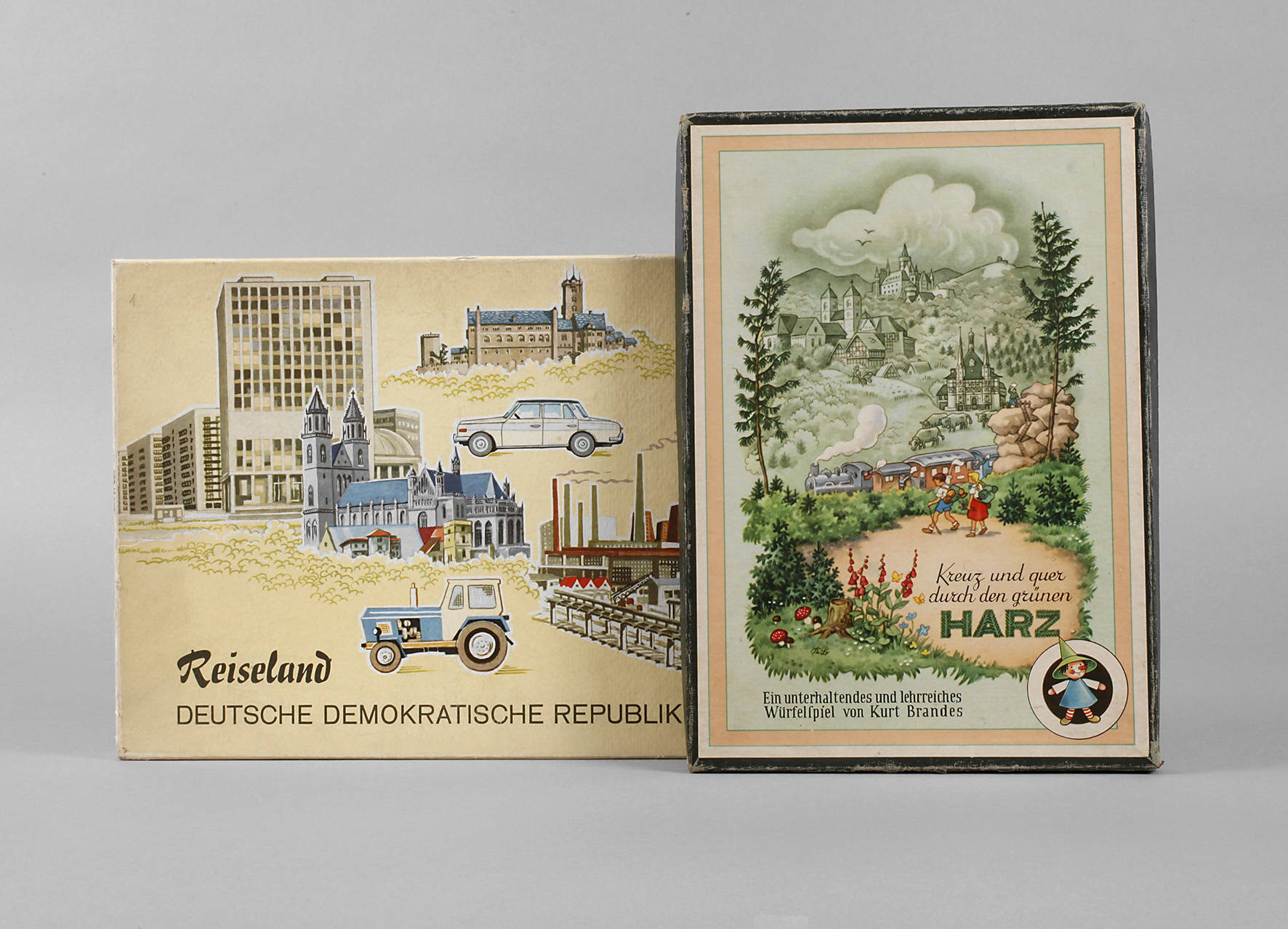 Zwei Brettspiele Ostdeutschland