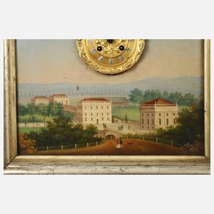 Bilderuhr Biedermeier